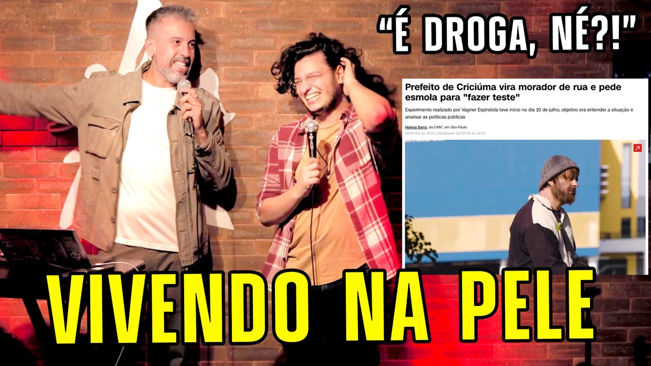 PREFEITO VIRA MORADOR DE RUA PARA VIVER EXPERIÊNCIA ft. @AndreGropo Murilo Moraes no Show do React