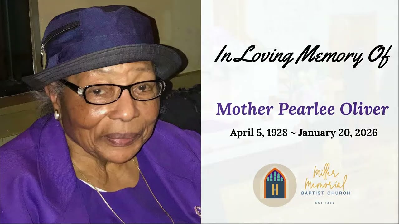Homegoing (Funeral) services for Sister Pearlee Oliver