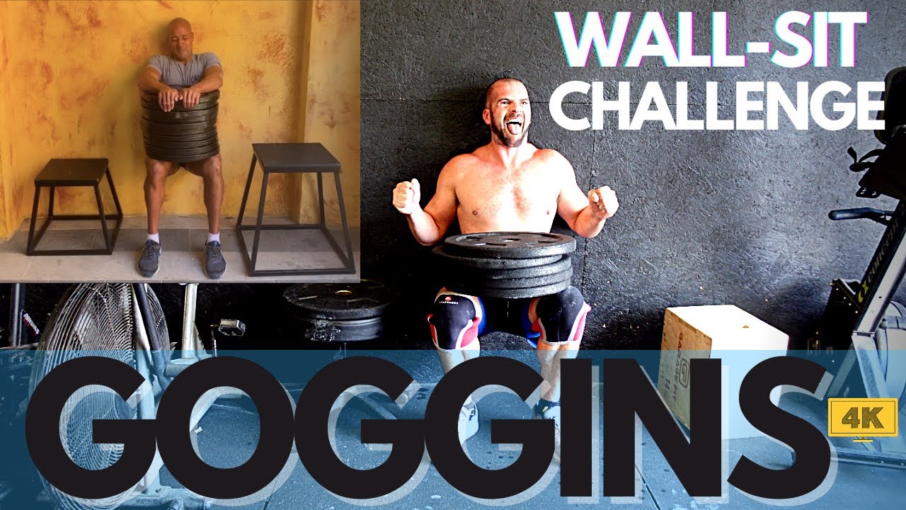 David Goggins Wall Sit Challenge | #Goggins Super Difficult