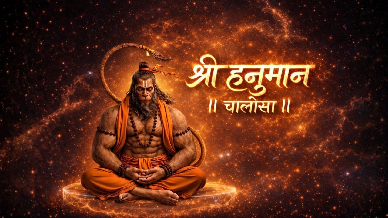 Hanuman Chalisa 3 Times | Powerful Hanuman Chalisa | संकट मोचन हनुमान चालीसा | Full Bhakti Music