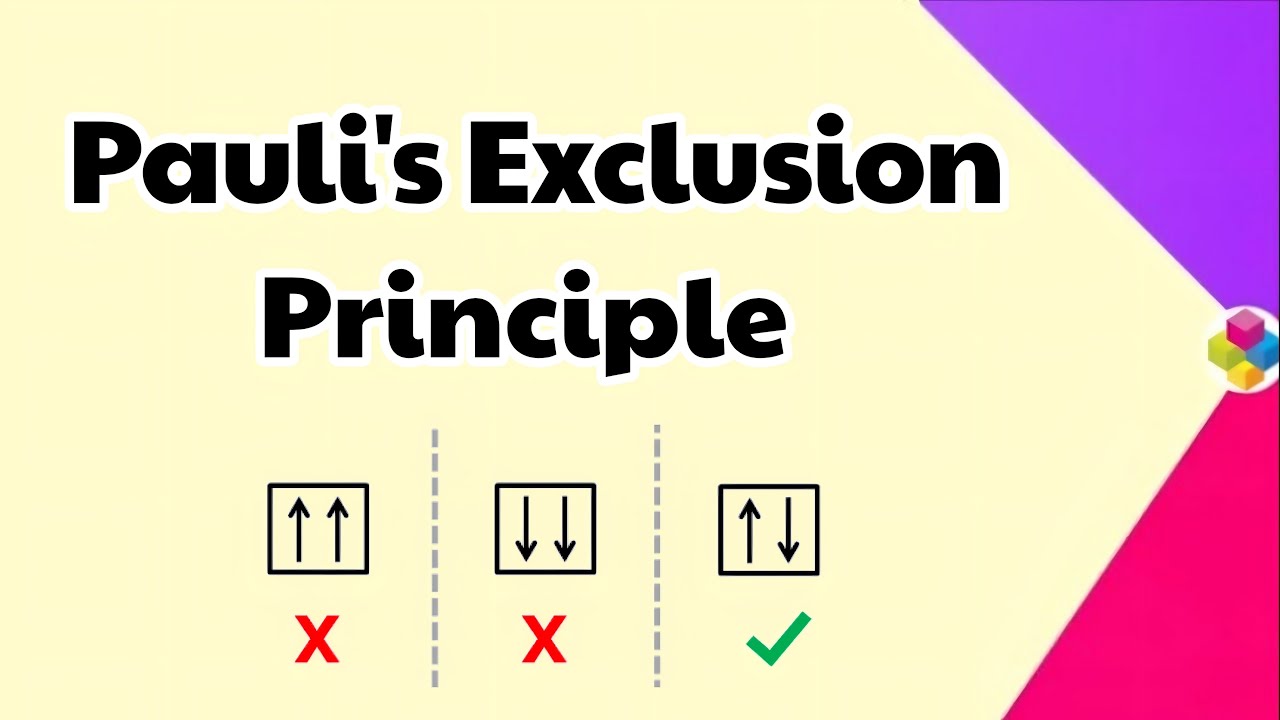 Pauli's Exclusion Principle | Structure of Atom | Class 11th & 12th | Science