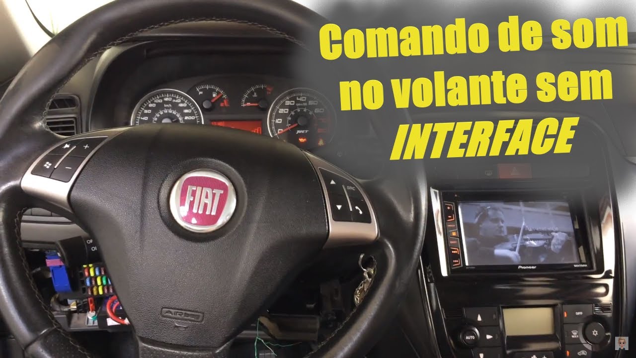Como ligar os comando do volante SEM INTERFACE, no som Pioneer, no Punto, Linea e Bravo T-jet.