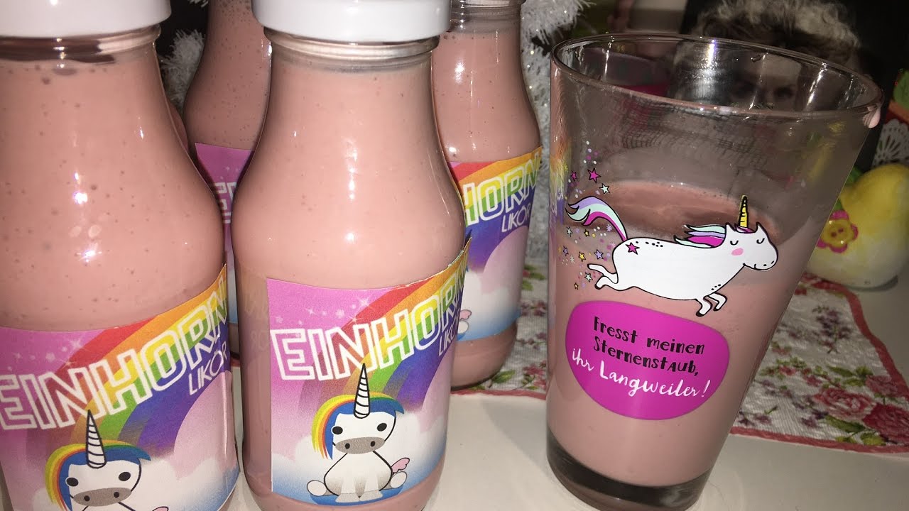 EINHORN Likör selbstgemacht 😊😊😊❤️❤️