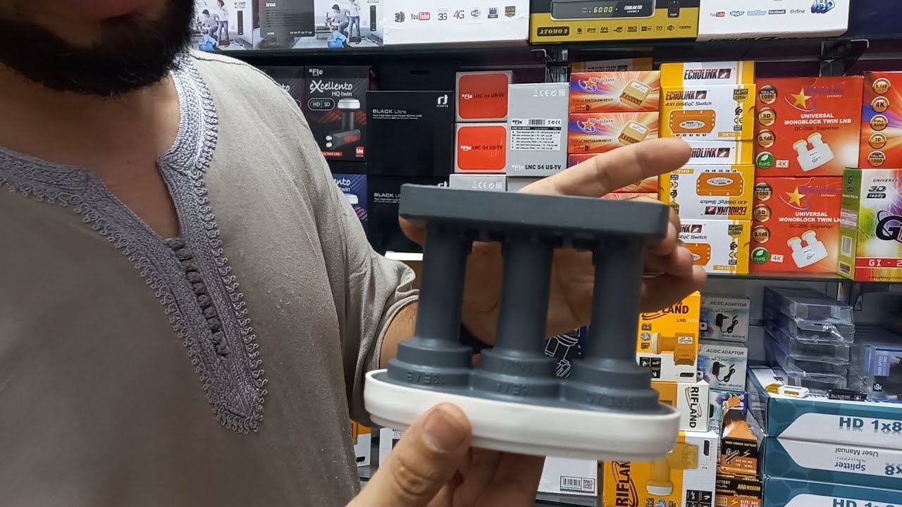 وأخيرا عاد من جديد💣لاقط ثلاثي العملاق Inverto Monoblock 3 Single triplefeed LNB