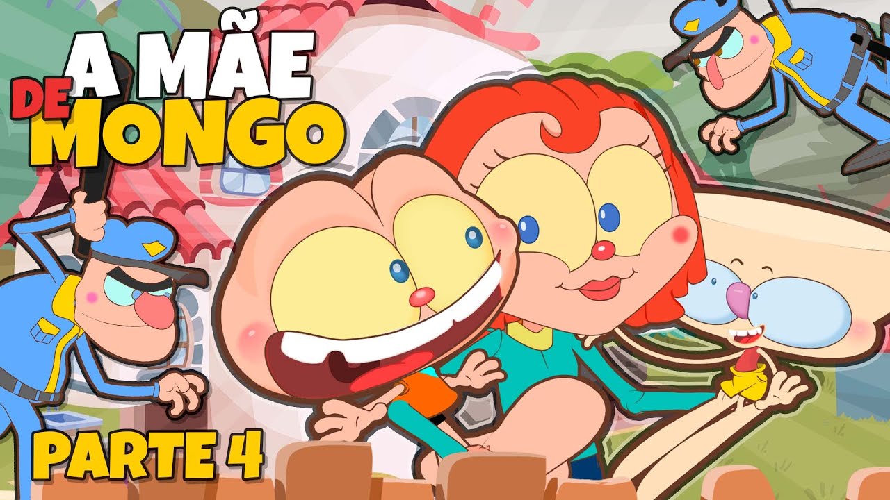 Mongo e Drongo e a Mãe do Mongo Parte 4 - A mãe do Mongo em casa - Desenho animado.