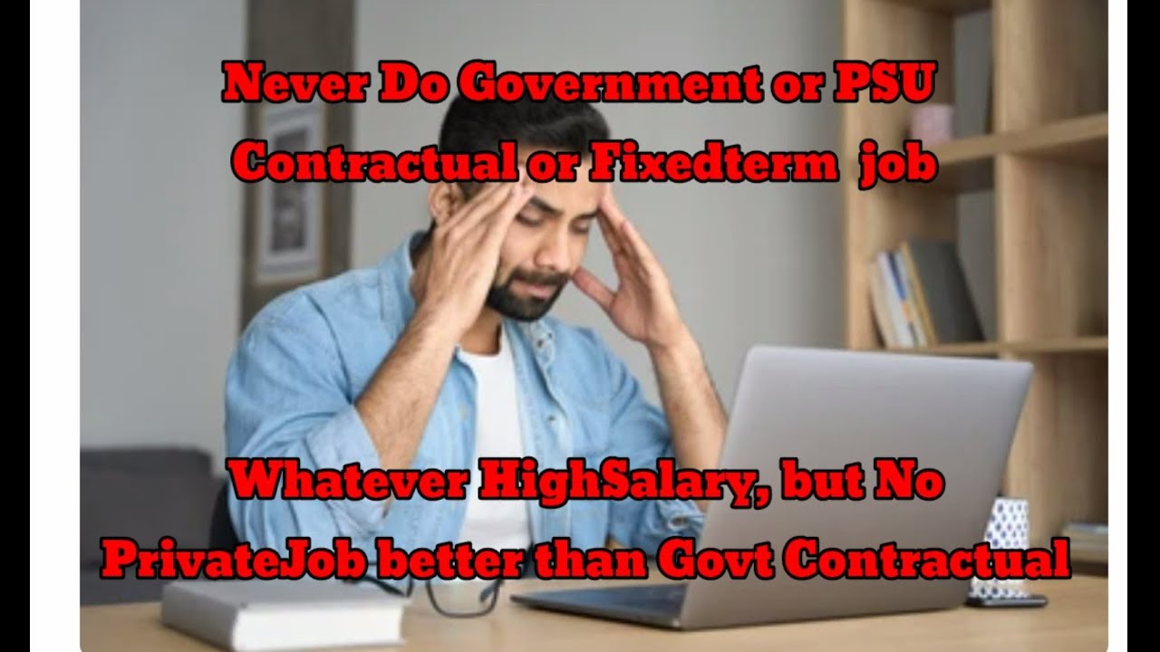 NeverDo Government/PSU Job Contractual or Fixedterm or Temporary #CpCk