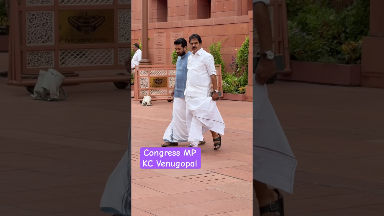 Congress MP KC Venugopal at Parliament