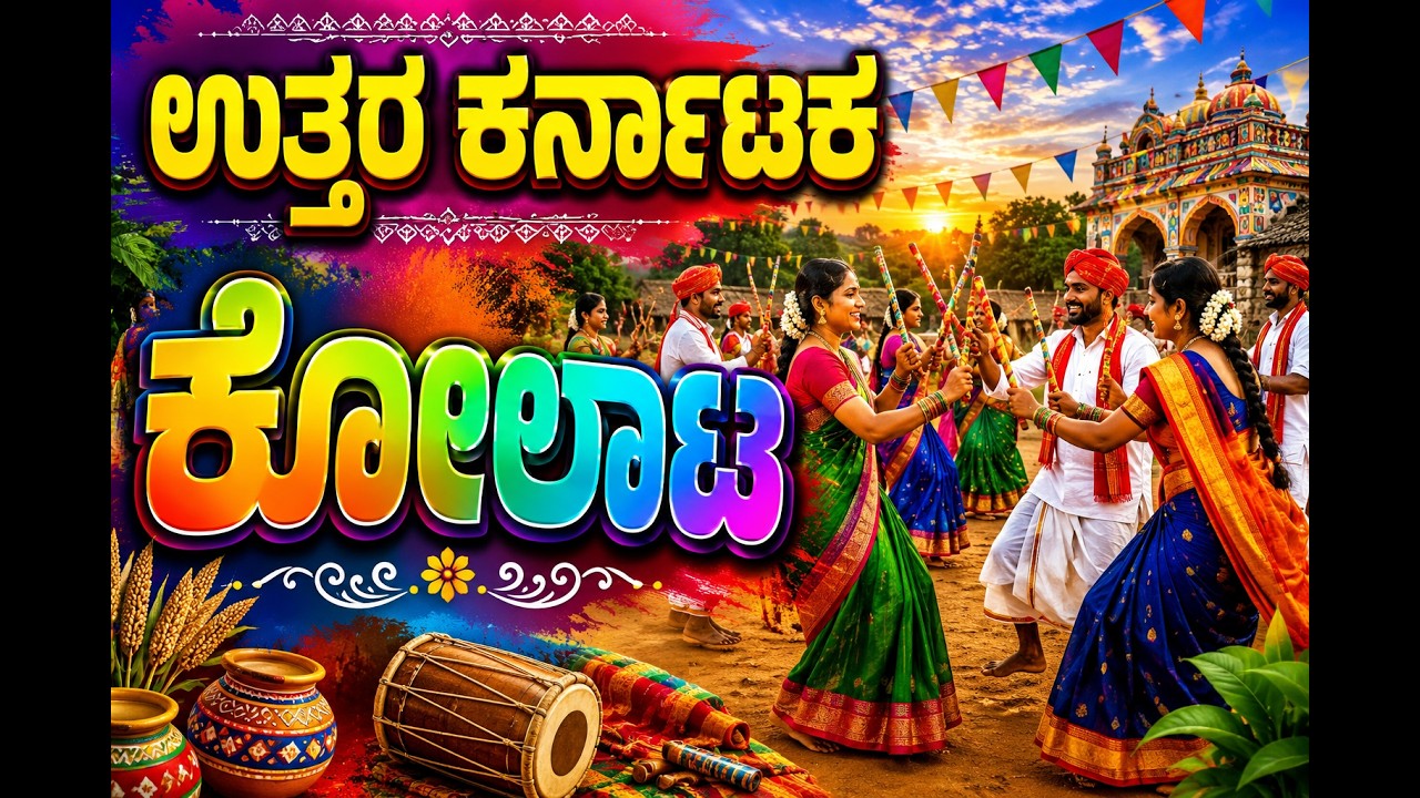 ಉತ್ತರ ಕರ್ನಾಟಕ ಭಾಗದ  ಕೋಲಾಟ./