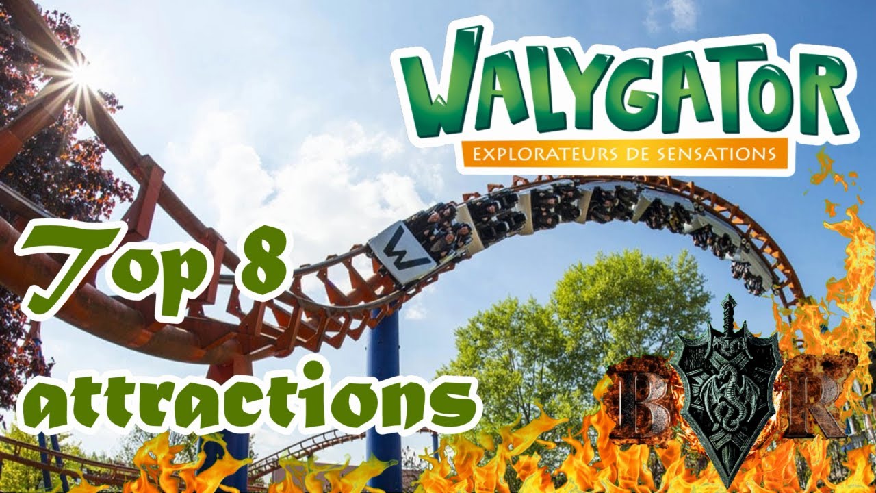 Top 8 attractions Walygator Grand-Est 2023