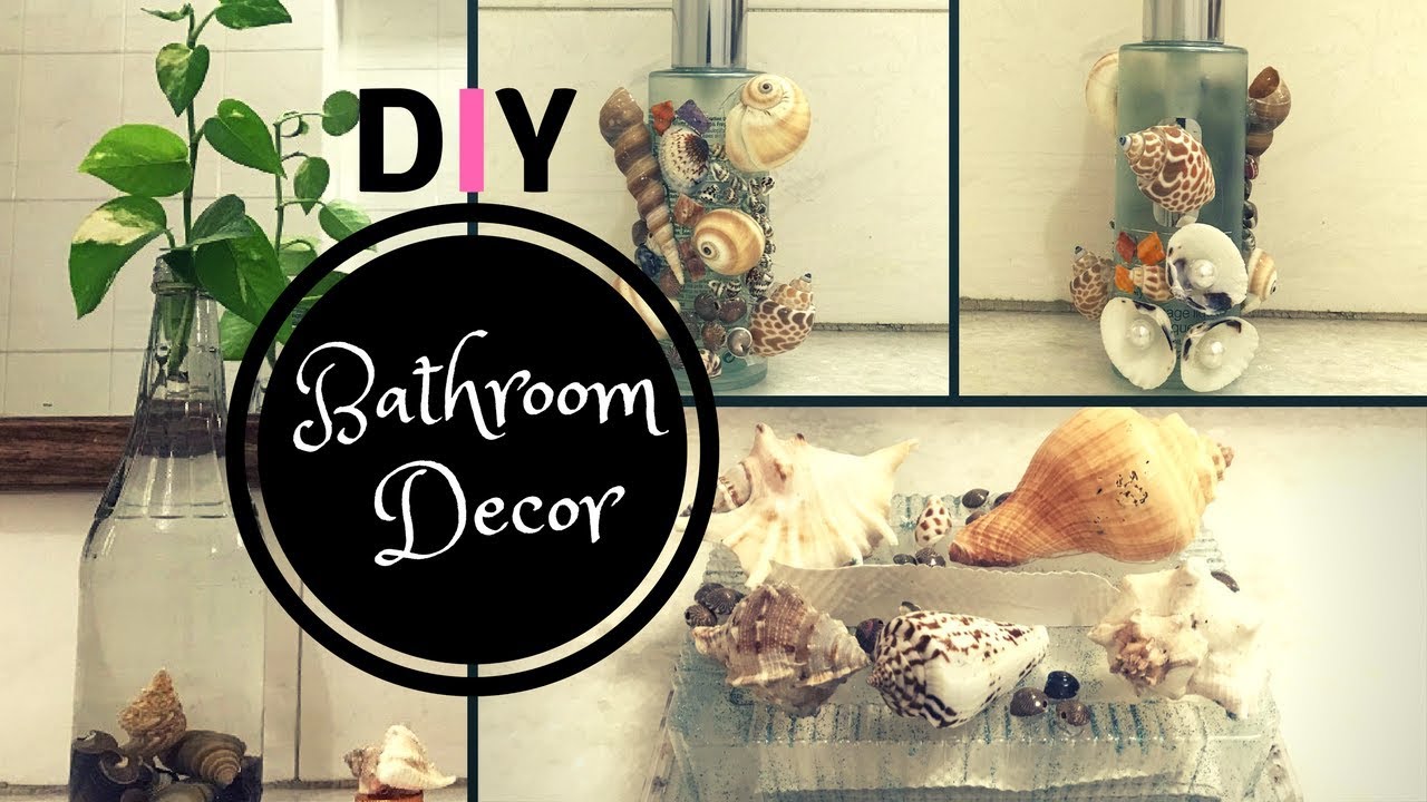 DIY Bathroom Decorating Ideas with Sea Shells | Bathroom Decor
