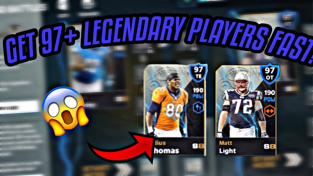HOW TO GET 97+ LEGENDARY PLAYERS FAST! Madden Mobile 21