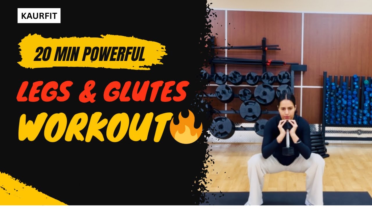 20 MIN LEGS & GLUTES WORKOUT at Home | Build Strong Thighs & Booty (No Gym)