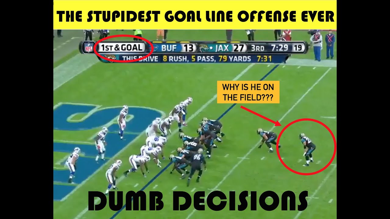Dumb Decisions: The STUPIDEST Goal Line Offense Ever