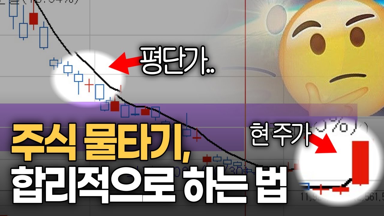 주식 물타기, 합리적인 방법이 있다? (반등할 때 vs 하락할 때)