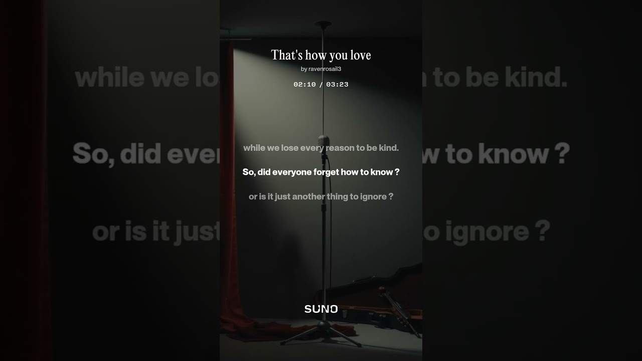 That's how you love