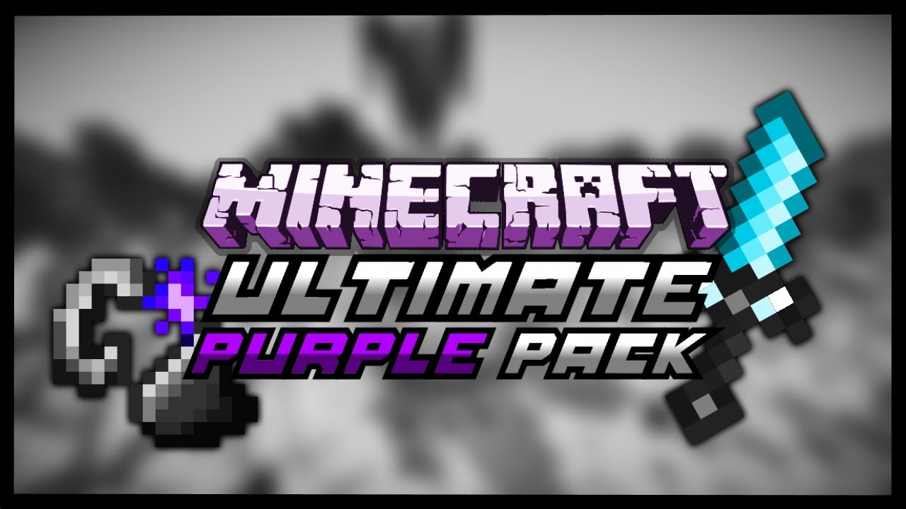 Minecraft: Ultimate Purple Default PVP Resource Pack