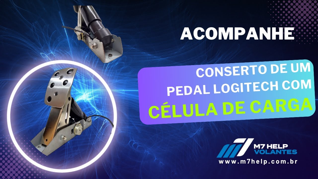 Célula de carga Pedal Logitech manutenção
