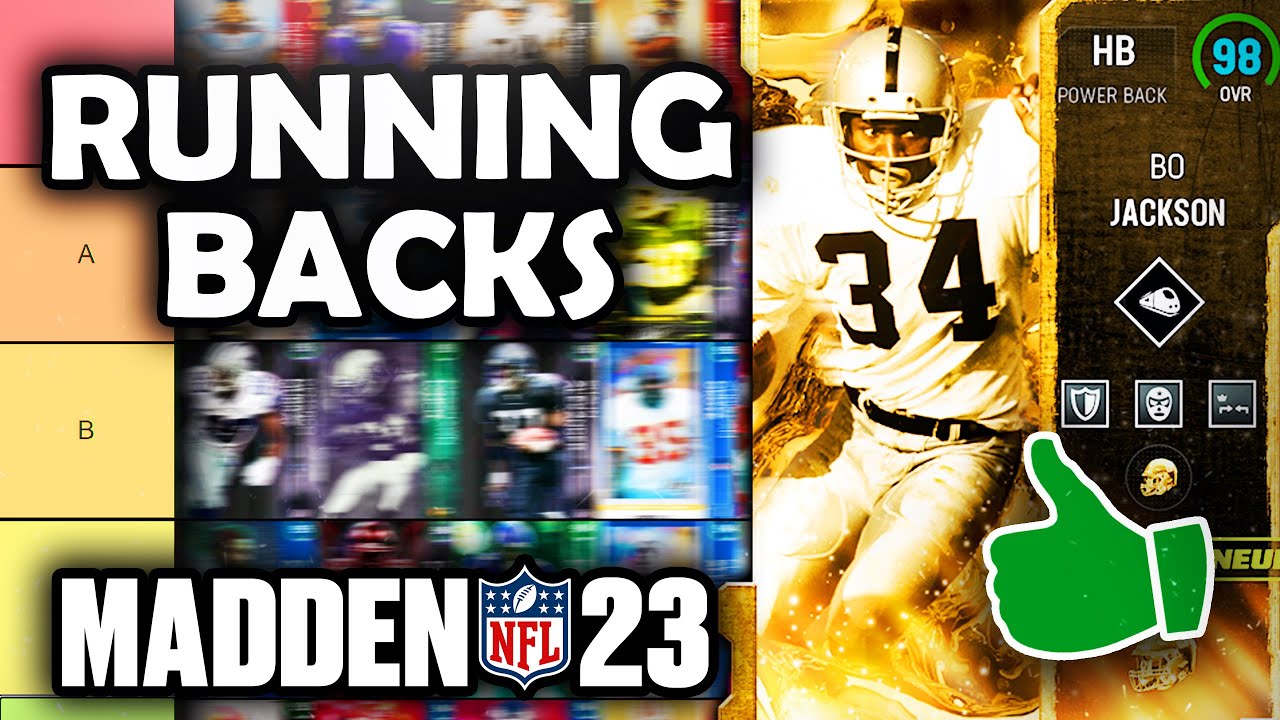 RANKING the BEST Running Backs in Madden 23 Ultimate Team (Tier List)