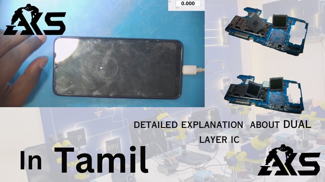 Detailed explanation in Tamil about double layer ic reballing |Samsung M series and A series