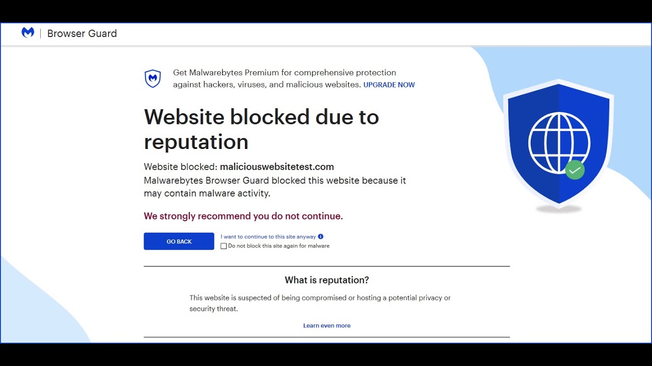 [SCM] Test Malwarebytes Browser Guard vs malicious-phishing-ransom URLs