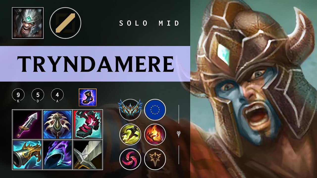 Tryndamere Mid vs Ziggs - EUW Challenger Patch 26.01