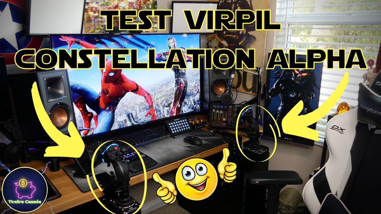 Test : Virpil Constellation Alpha + Base Warbird + Cosmosim Cam
