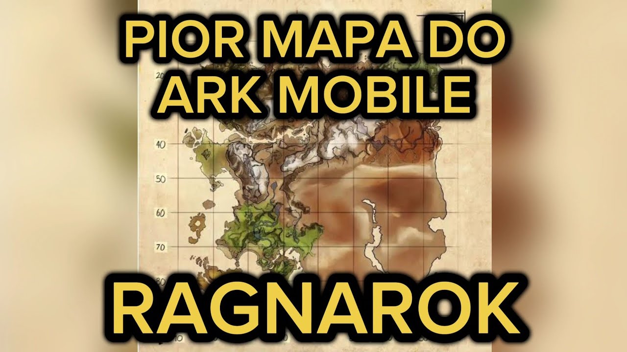 O Pior Mapa do Ark Mobile &eacute; o Ragnarok - Ark Ultimate Mobile