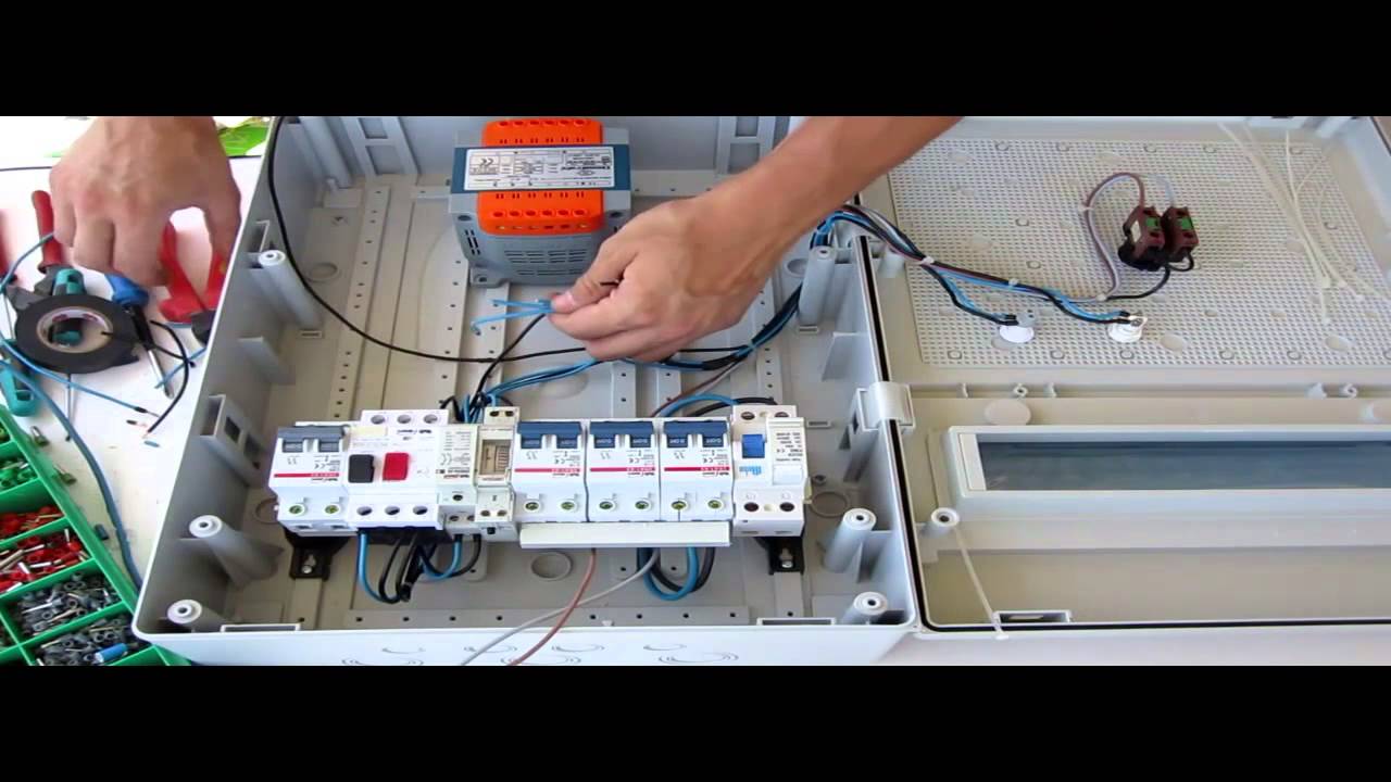 Cuadro eléctrico piscina, (montaje paso a paso).