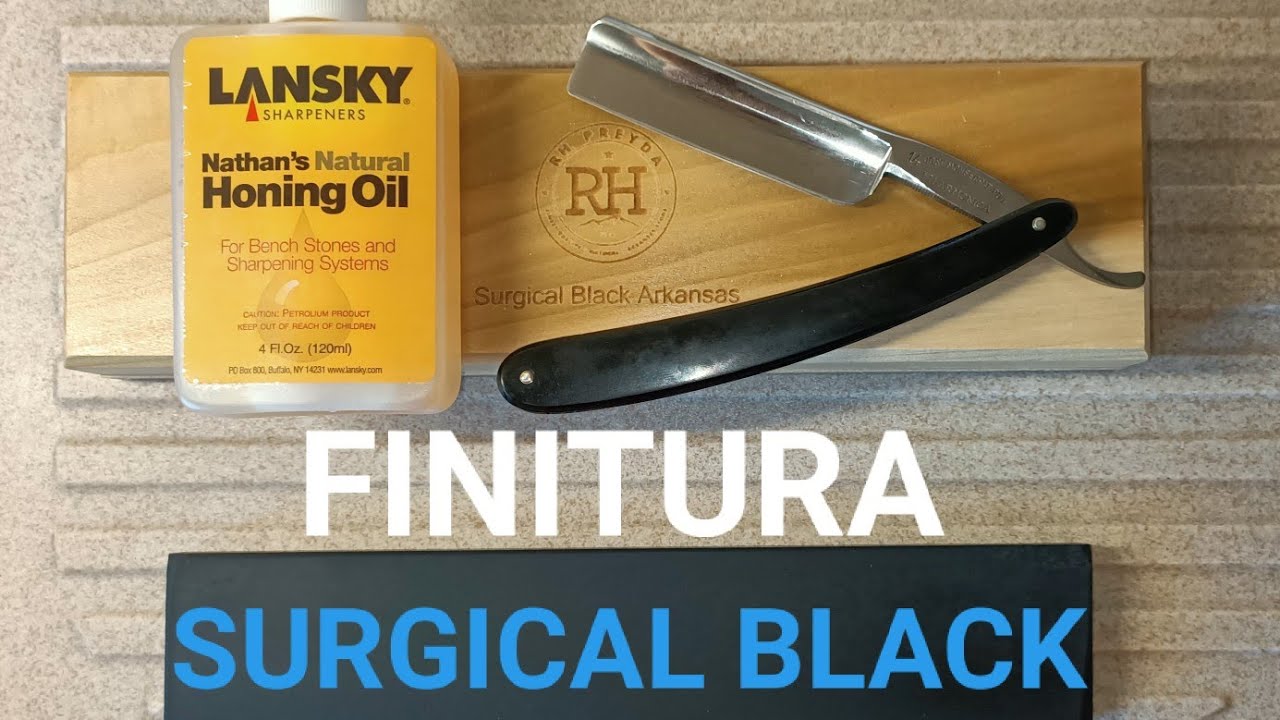 FINITURA SU SURGICAL BLACK... FILARMONICA 14 ESPECIAL... OLIO LANSKY....
