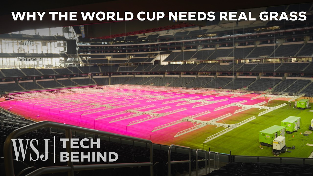 Inside FIFA&rsquo;s Race to Move Natural Grass to All 16 World Cup Stadiums | WSJ Tech Behind