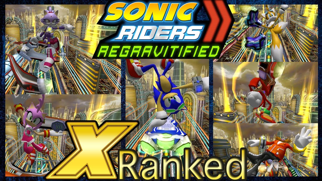 Sonic Riders 4K Regravified : ALL X TRICKS