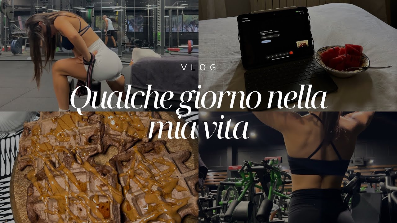 Vlog | qualche giorno nella mia vita tra lavoro, allenamento e momenti self-care 