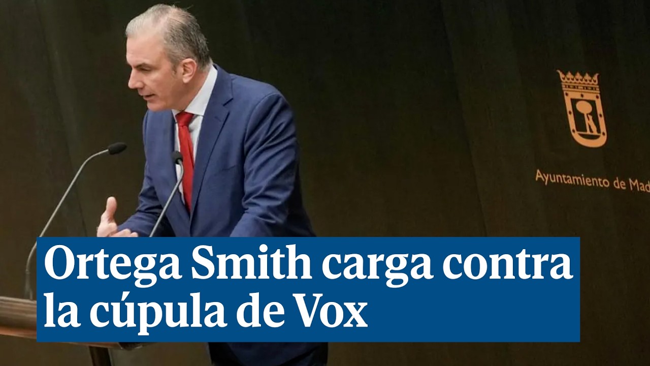 Ortega Smith carga contra la cúpula de Vox: 