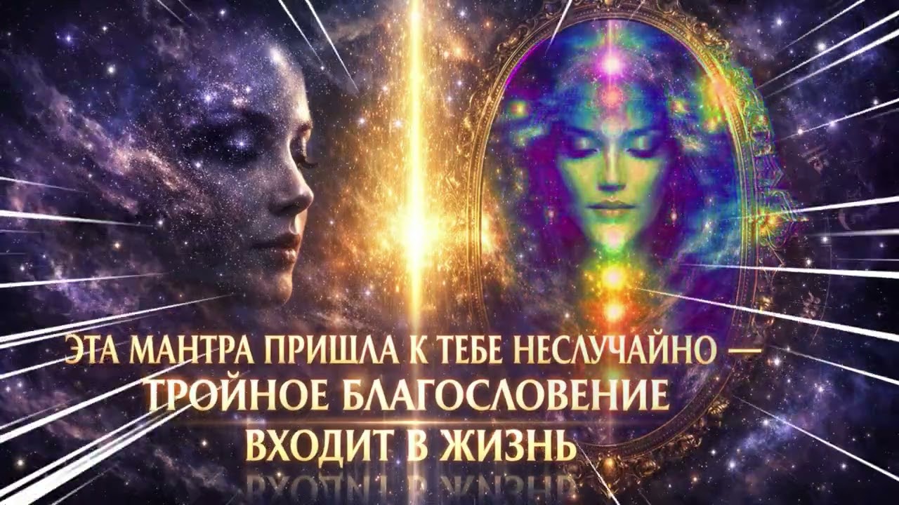 ✨ ЭТА МАНТРА ПРИШЛА К ТЕБЕ НЕ СЛУЧАЙНО — ТРОЙНОЕ БЛАГОСЛОВЕНИЕ ВХОДИТ В ЖИЗНЬ ✨🙏💫