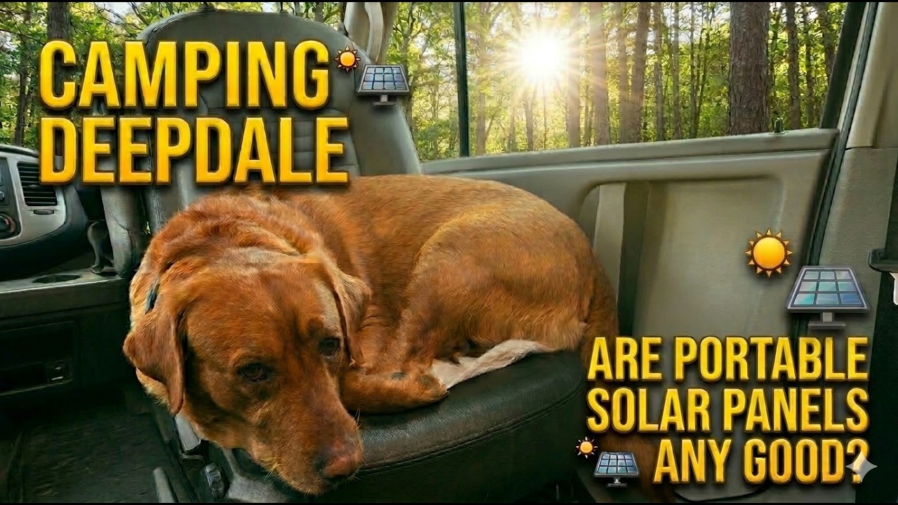 More travels, Portable Solar Panels and Deepdale Camping in my MAN Adria Camper Van