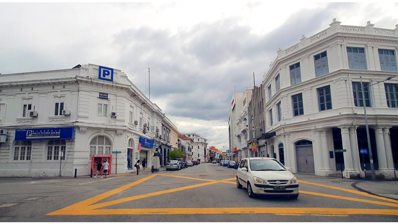 DRIVING IN PENANG - GEORGETOWN PENANG MALAYSIA