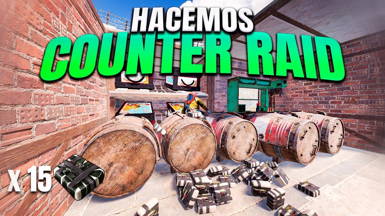 Les ROBAMOS  15 C4 mientras RAIDEABAN - RUST - Gameplay español