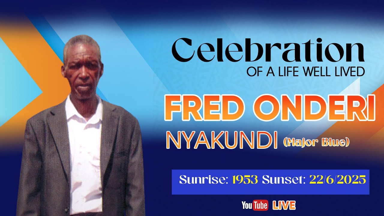 DAY ONE CELEBRATING THE LIFE OF THE LATE FRED ONDERI NYAKUNDI
