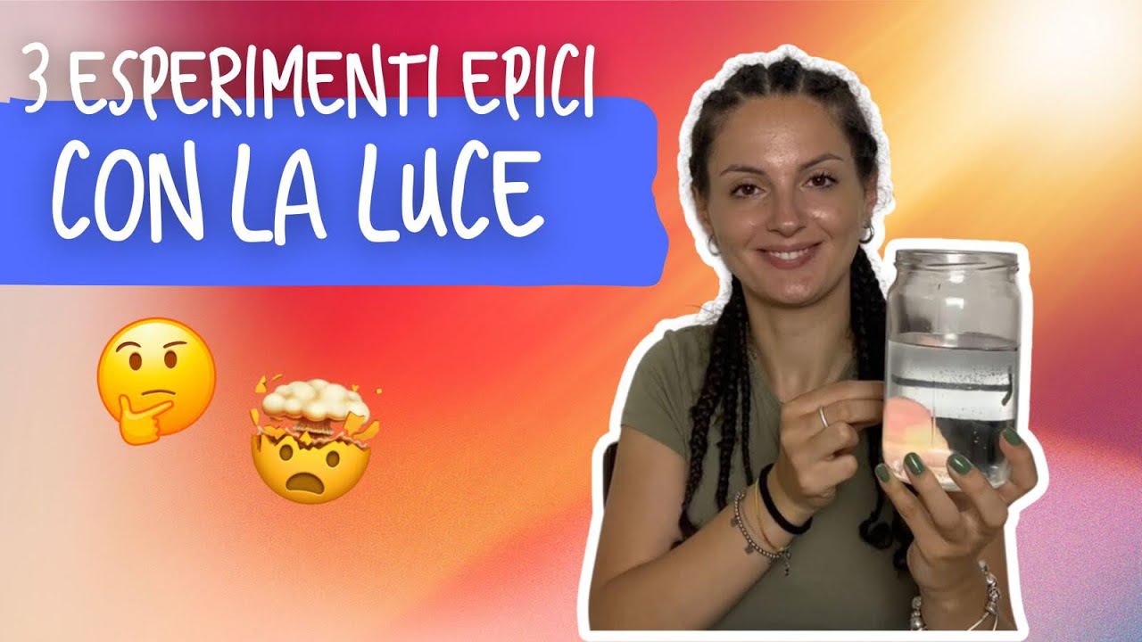 3 esperimenti epici con la luce 😱🔆 / La fisica che ci piace Kids