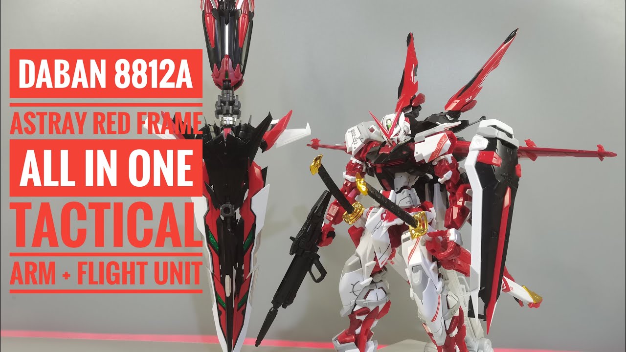 Daban 8812A Astray Red Frame Tactical Arm + Flight Unit All in One | Most Worthy Daban 8800 Series..
