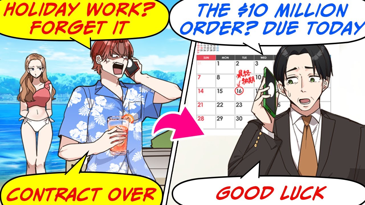 The Client's Son Cancelled Our Deal Over a Holiday! But Today's the Due Date... [RomCom Manga Dub]