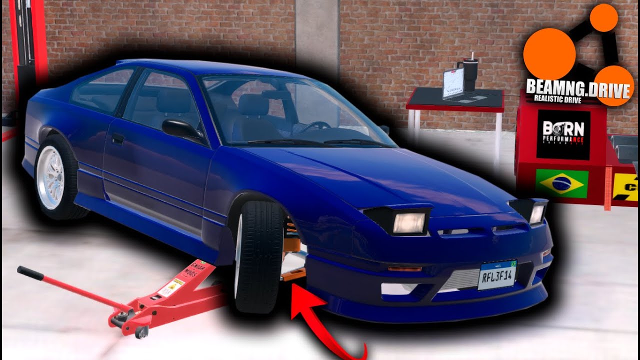 CHEGOU a NOVA SUSPENSÃO de DRIFT pro PROJETO RB25 🚀 | BeamNG Drive