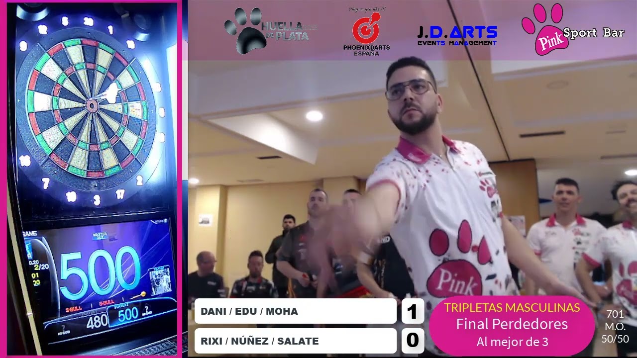 HUELLA DE PLATA 2023 - Dani/Edu/Moha vs. Rixi/Núñez/Salate - FINAL PERDEDORES - TRIPLETAS MASCULINAS