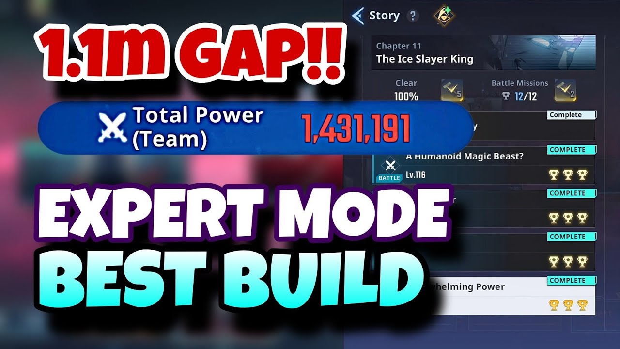 (1.1m GAP!!) EXPERT STORY MODE IN RED CP!! BEST F2P SETUP [SOLO LEVELING: ARISE]