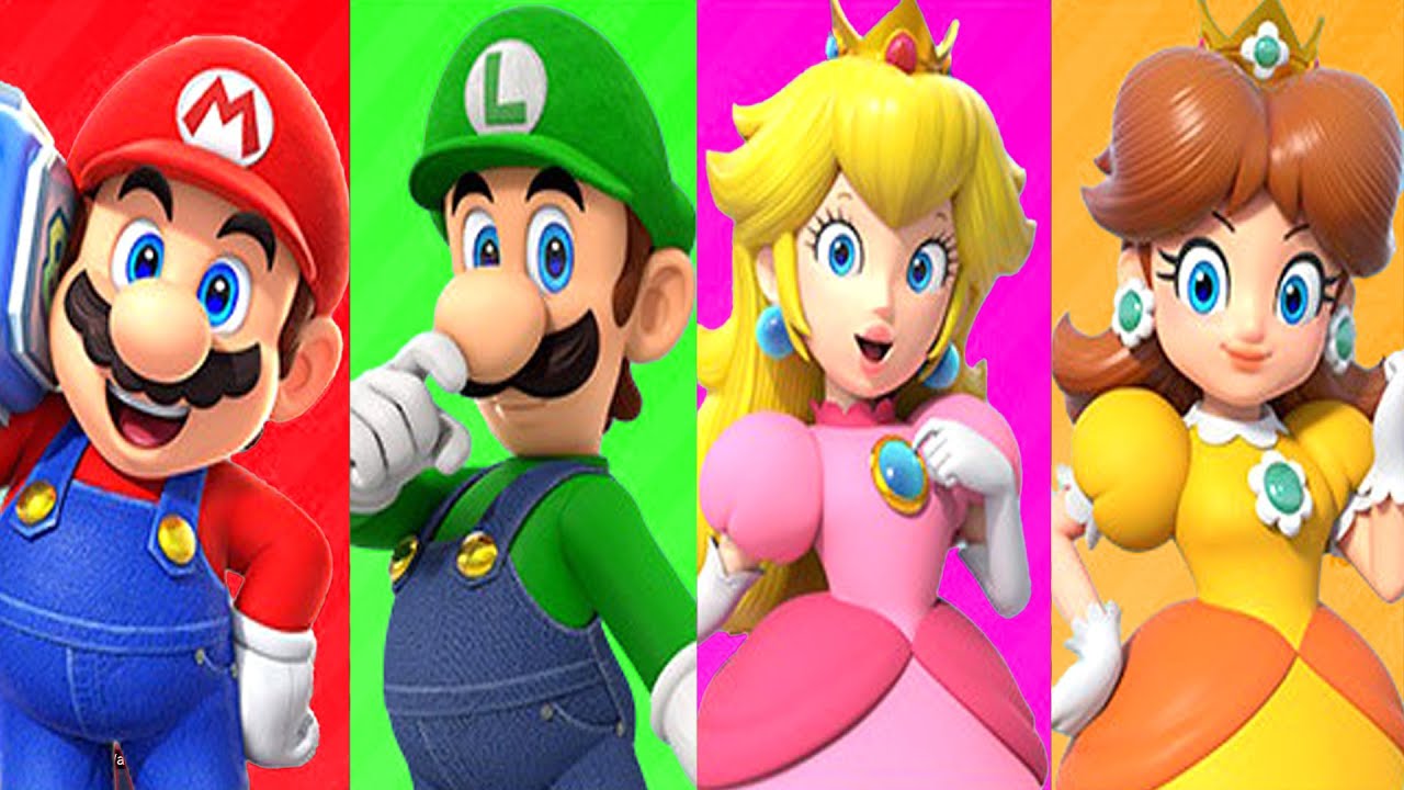 Super Mario Party Jamboree Minigames - Mario Vs Peach Vs Luigi Vs Daisy  (Master Difficulty)