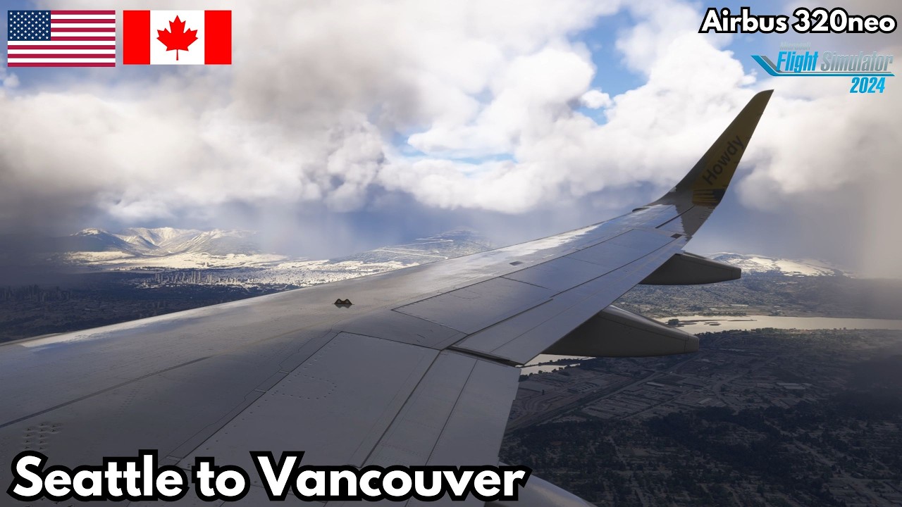 Seattle to Vancouver with A320neo