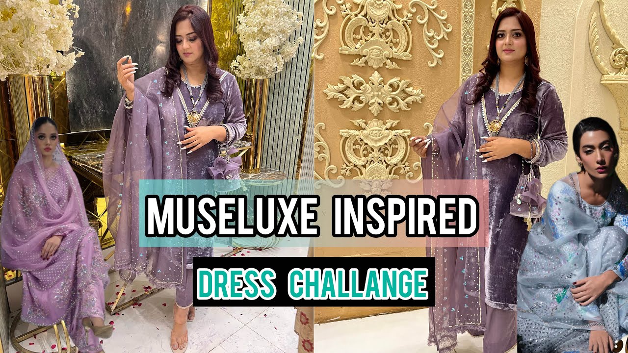 Museluxe inspired dress under 8 k challange | dress designing idea #dress #dressdesign #dresses