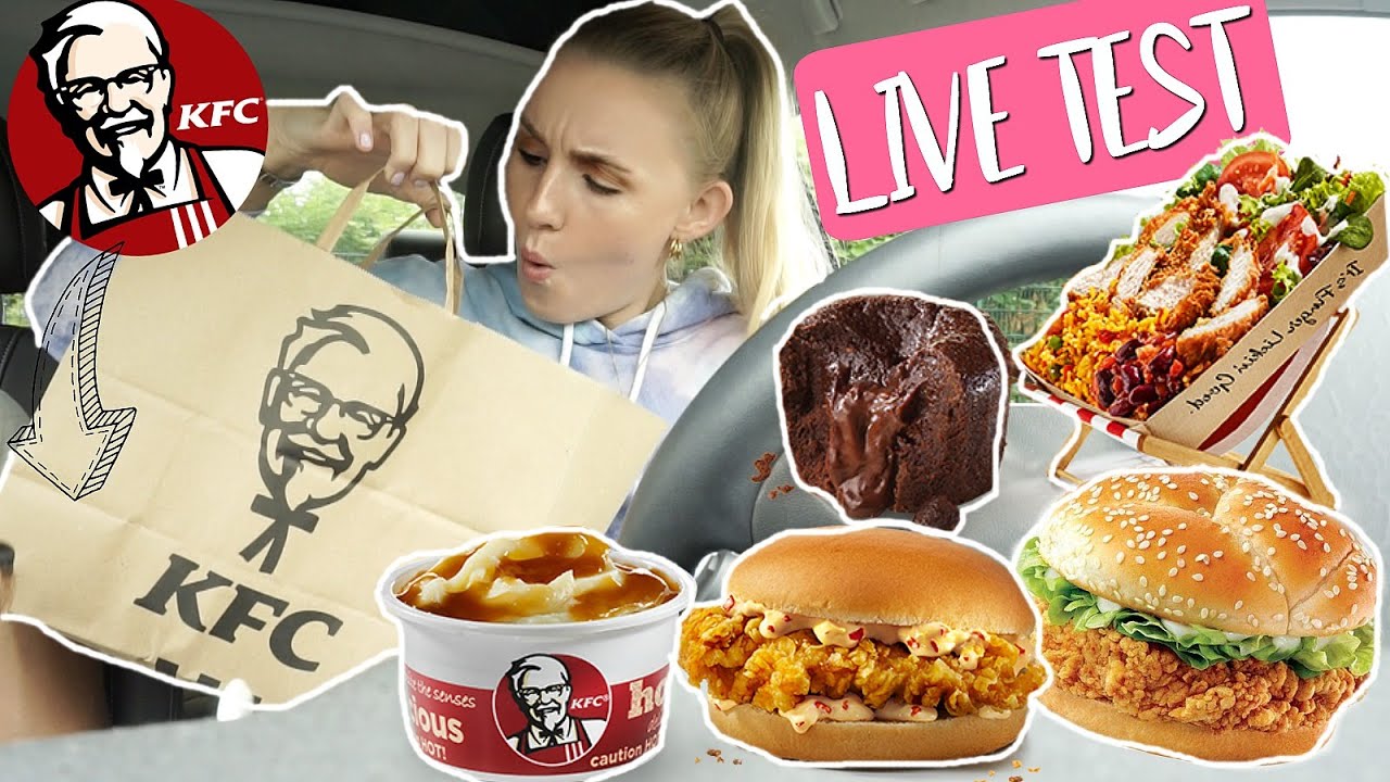OHA! 😋 ALLES bei KFC probieren! Besser als Mc Donalds & Burger King oder doch  👎🏻 ? LIVE TEST🍔🍫