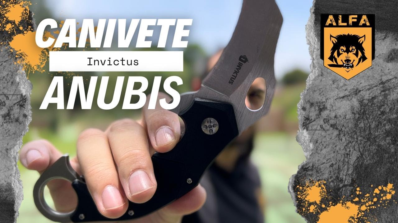 Review t&aacute;tico: Canivete Anubis - Canivete Invictus - Karambit Anubis