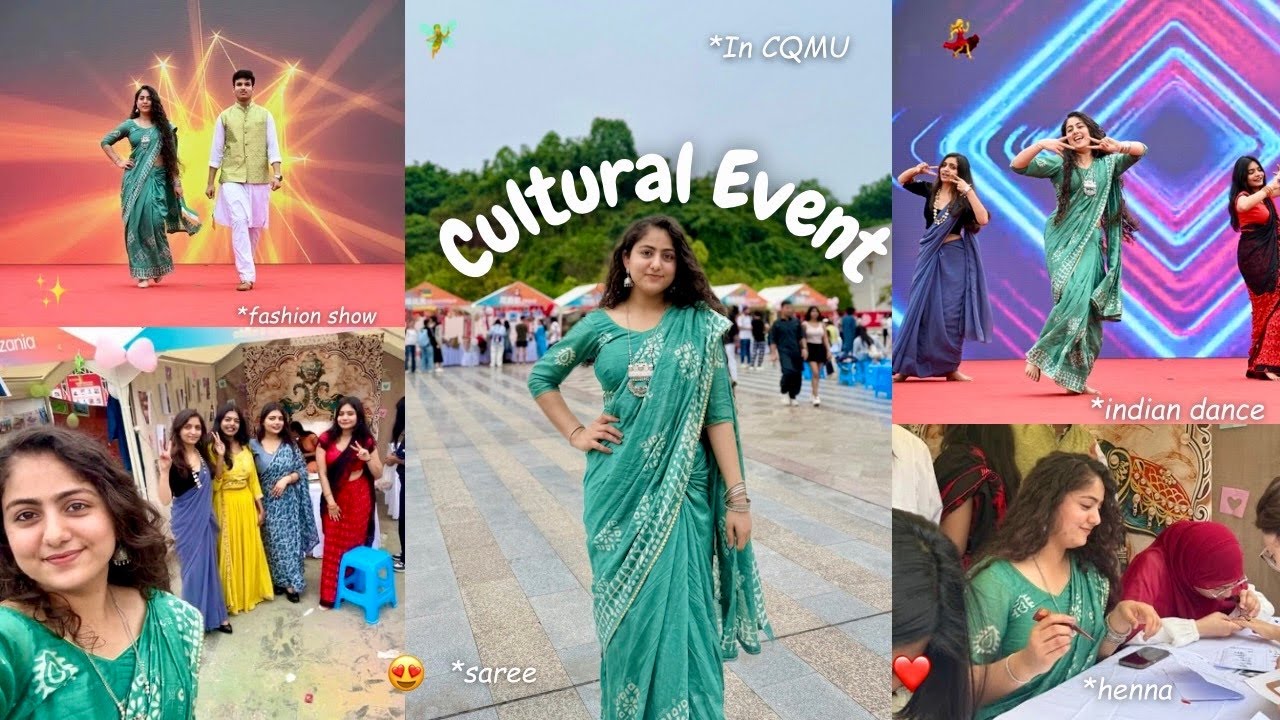 Chongqing Medical University's International Cultural Festival 🎉🇮🇳🇨🇳